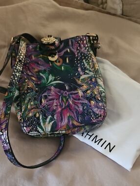 Floral Multicolor Crossbody Bag - Brand: Brahmin